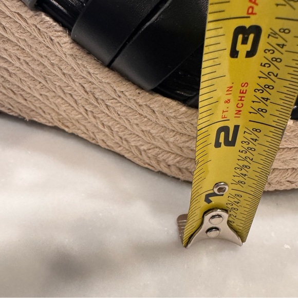 NEW! Marc Fisher Cazzie Espadrille Wedge Slip On Sandals Black Size 8.5 - Picture 11 of 11